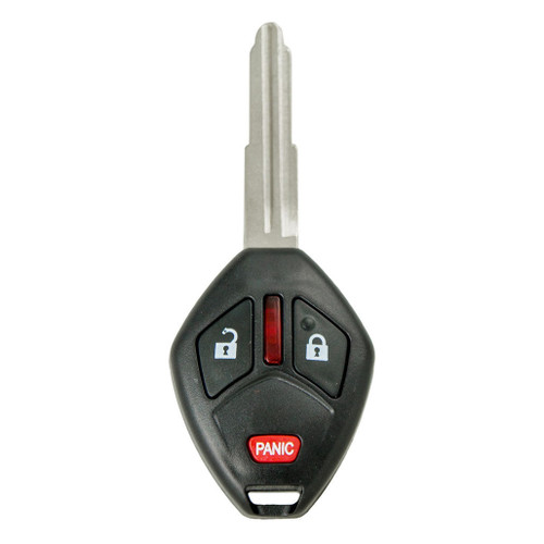 Keyless2Go Keyless2Go 3 Button Remote Key Combo with Shoulder Stop Blade MIT3 Replacement for Mitsubishi OUCG8D-620M-A Remote Head Keys