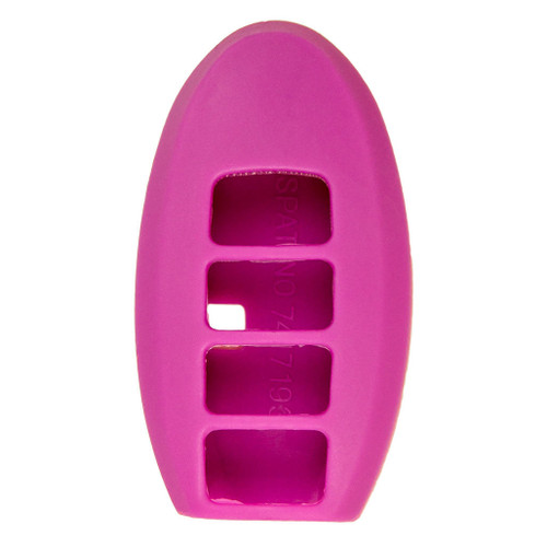 Replacement Silicone Jacket Keyless Remote Cover for Nissan Smart Keys - Purple