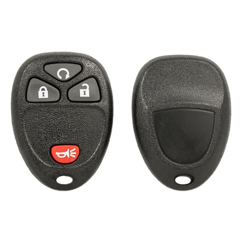 Keyless2Go Keyless2Go 4 Button Replacement Shell for GM KOBGT04A 15114374 Shells