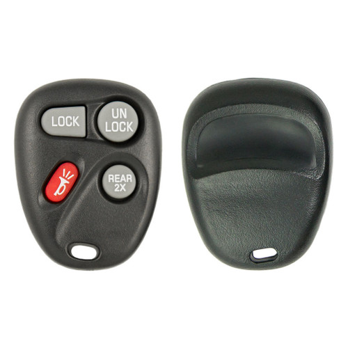 Keyless2Go Keyless2Go 4 Button Hatch Replacement Shell for GM KOBUT1BT 15732805 Remote Shells