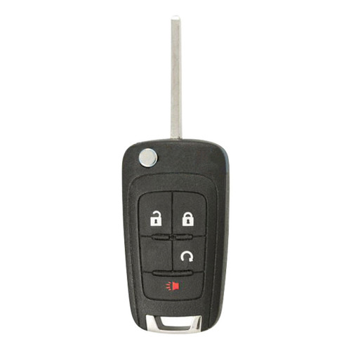 Original GMC 4 Button Remote Flip Key 20873622 OHT01060512 20873622 20835400 (Non-PEPS) - New Remote Head Keys