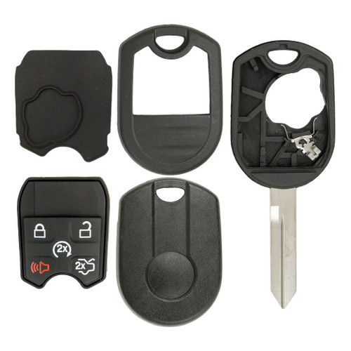 Remote Head Key Shell for Ford 164-R8000 - 5 Button - New Style - Standard Blade
