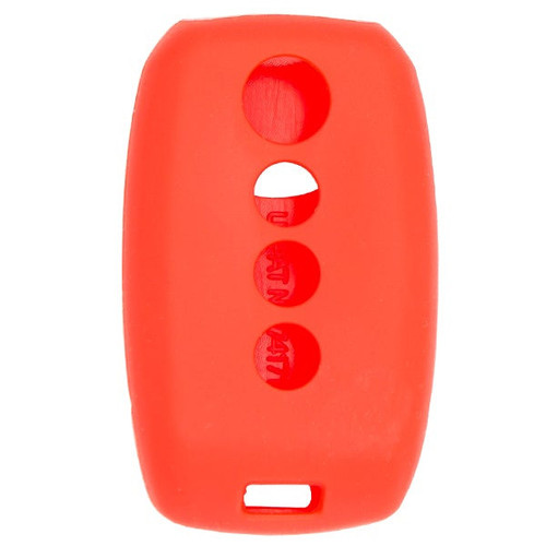 Keyless2Go Replacement Silicone Jacket Keyless Remote Cover HYKIK74 for Kia 4 Button Proximity Smart Key FCC ID: SY5XMFNA433 - Red Shop Automotive