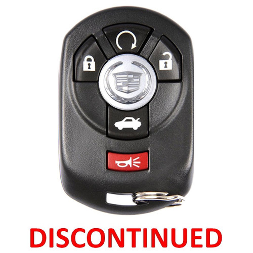 Cadillac 5 Button Driver 1 Remote M3N-65981403, 15212383, 315 MHz - New, OEM