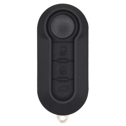 Keyless2Go Fiat Remote Flip Key Replacement LTQF12AM433TX, 2ADFTF12AM433TX, Premium Aftermarket