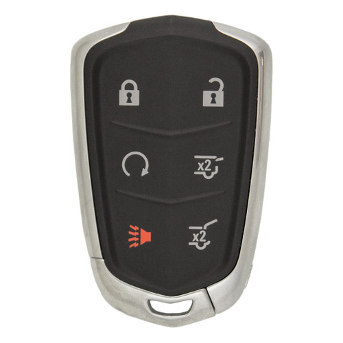 Keyless2Go Cadillac 6 Button Smart Key HYQ2EB, 13598512, 433 MHz - Premium Aftermarket