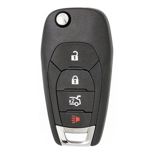 Original Chevrolet Cruze 4 Button Flip Key 13514135 LXP-T004 433MHz - New Remote Head Keys