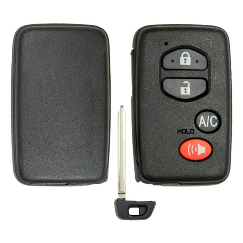 Keyless2Go Keyless2Go 4 Button Shell For Toyota Prius Smart Proximity Remote Key HYQ14ACX Shells