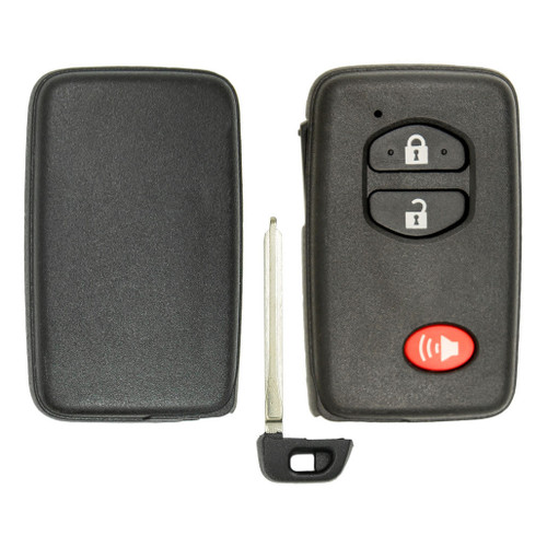 3 Button Shell For Toyota Smart Proximity Remote Key HYQ14AAB, HYQ14AEM, HYQ14ACX