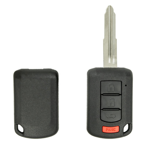 Keyless2Go Keyless2Go 4 button Shell for Mitsubishi Remote Head Keys MIT3 with Shoulder Stops OUCJ166N Shop Automotive