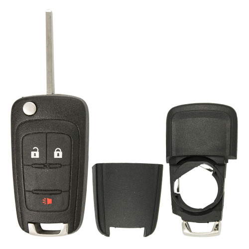 Keyless2Go Keyless2Go SHELL for 3 Button Remote Flip Key FP3 OHT01060512 Our Brands