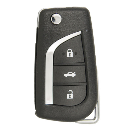 Xhorse VVDI Toyota Type XNTO00EN Universal Remote Flip Key 3 Buttons - Wireless