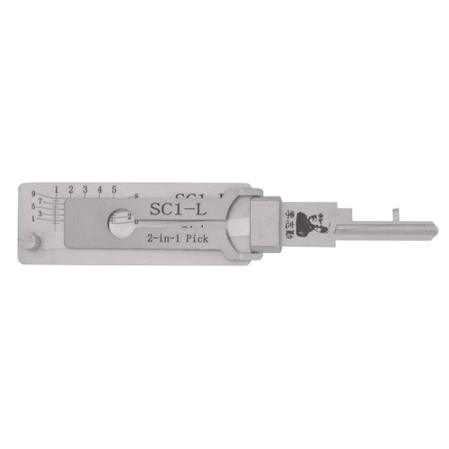 Original Lishi Original Lishi SC1-L 2-in-1 Pick For Left-Hand Door Schlage Locks - Anti-Glare Picks
