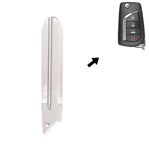 Toyota Flip Key Switch Blade Replacement, TR47 Keyway - Aftermarket