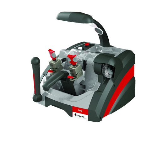 Keyline Keyline B106-C Meta Semi-Automatic Duplicator Key Cutting Machine For Edge-Cut Keys - with Carbide Cutter Shop Automotive
