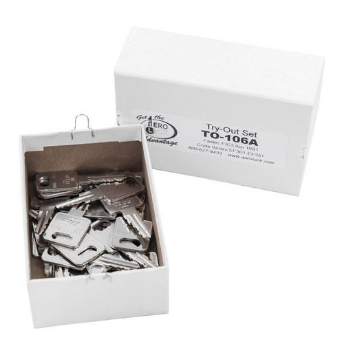 Aero Lock Aero Lock FIC3 Tryout Keys For Fastec Camper Locks - 25 Keys Try-out Keys