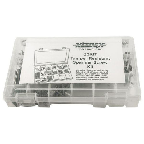 KEEDEX Keedex Tamper Resistant Stainless Steel Spanner Screw Kit KEEDEX