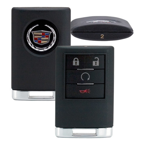 Strattec Strattec 4 Button Remote Key Fob 22756464 for Cadillac Escalade - Driver 2 Keys & Remotes