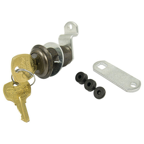 Compx C8053 Disc Tumbler Cam Lock 1-3/16" 4G Antique Brass - KD