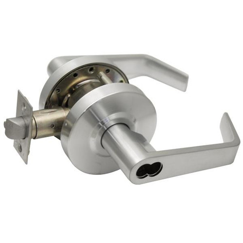 TELL TELL PRO LINE Grade 2 Clutched IC Lever Lock 2-3/4 - Satin Chrome 26D - Entry Levers