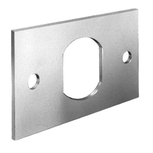 Compx Mounting Plate For Cam Locks, Screw Mounted 2-3/16" X 1-1/4", 2C Zinc Plated