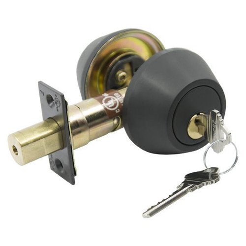 TELL TELL PRO LINE DB2062 Grade 2 Double Cylinder Deadbolt K2 - SC4 - Oil Rubbed Bronze 10B Our Hardware Brands