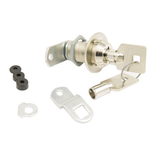 CompX Compx Pin Tumbler Cam Lock 1-5/32 Cam Keyed Alike 80 - US26 Bright Chrome Pin Tumbler Cam Locks