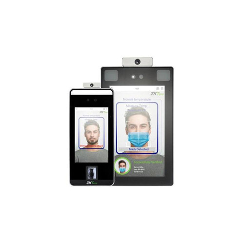 ZKTeco USA ZKAccess SpeedFace Reader With Face & Palm Recognition + Fever Detection + Face Mask Detection - DS - - 5-Inch PPE & Touchless