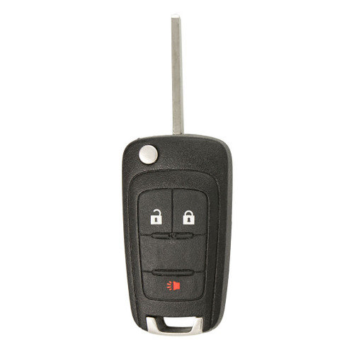 Keyless2Go Keyless2Go 3 Button Replacement Remote Flip Key for GM OHT01060512 Our Automotive Brands