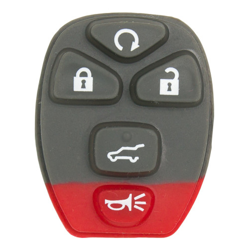 Keyless2Go 5 Button Replacement Pad for GM FCC ID: OUC60270 / OUC60221 - PAD-1 Our Brands