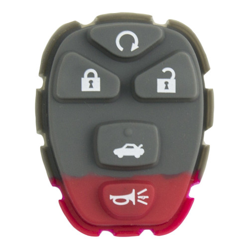 Keyless2Go Replacement 5 Button Pad GM KOBGT04A Keyless2Go