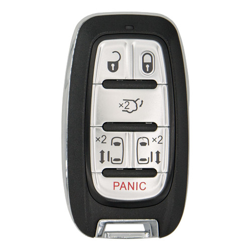 Keyless2Go KEYLESS2GO Chrysler 6-Button Smart Key M3N-97395900 68241532AC 433 MHz, Premium Aftermarket Our Brands