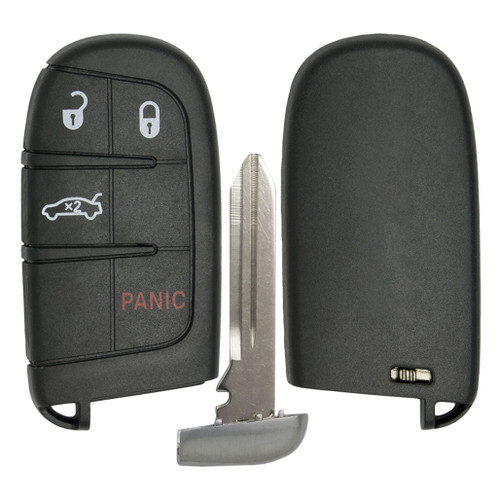 Keyless2Go Keyless2Go 4 Button Shell For Smart Proximity Remote Key Dodge Chrysler M3N-40821302 Our Automotive Brands