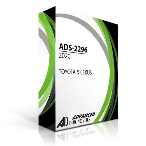 Advanced Diagnostics 2019-2020 Toyota & Lexus Proximity / Bladed Keys Programming Software ADS2296 For Smart Pro Shop Automotive