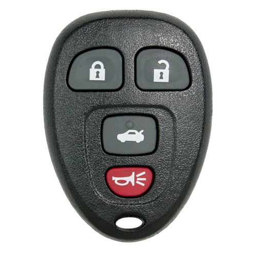 Keyless2Go KEYLESS2GO Buick Chevrolet Pontiac 4-Button Remote KOBGT04A 15252034 Shop Automotive