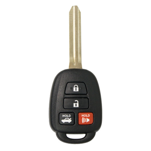 Keyless2Go 4 Button Remote Key Replacement for Toyota HYQ12BDM HYQ12BEL - H Chip, TLS-KH4-033-AFB-ZZZZ-001