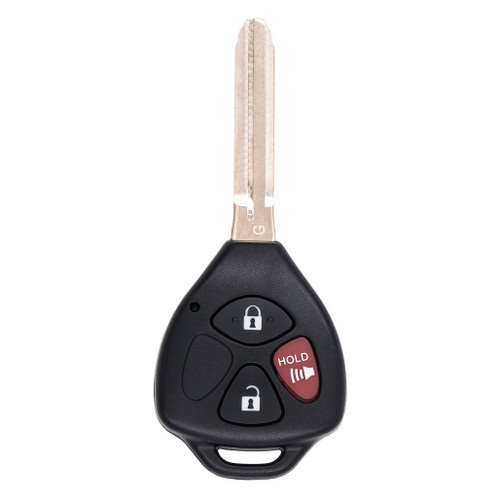 Keyless2Go 3 Button Remote Key Replacement for Toyota MOZB41TG / 89070-21180 / G Chip, TLS-KH3-080-AFB-ZZZZ-001