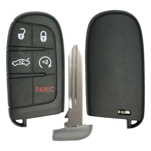 5 Button Shell For Dodge Jeep Smart Proximity Remote Key M3N-40821302 Case/Pad, 5btn Tombstone Shell