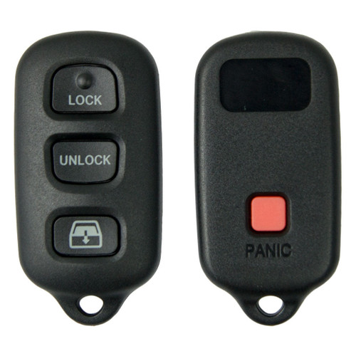 Keyless2Go Keyless2Go Replacement 4 Button w/Window Remote Shell for Toyota Remote Shells