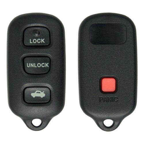 Lexus Keyless2Go Replacement 4 Button w/Trunk Remote Shell for Toyota Keyless2Go