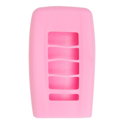 Keyless2Go Replacement Silicone Jacket Keyless Remote Cover ACURL55 for Acura 5 Button Smart Key w/Remote Start FCC ID: 38015-TZ5-A10 - Pink Keyless2Go