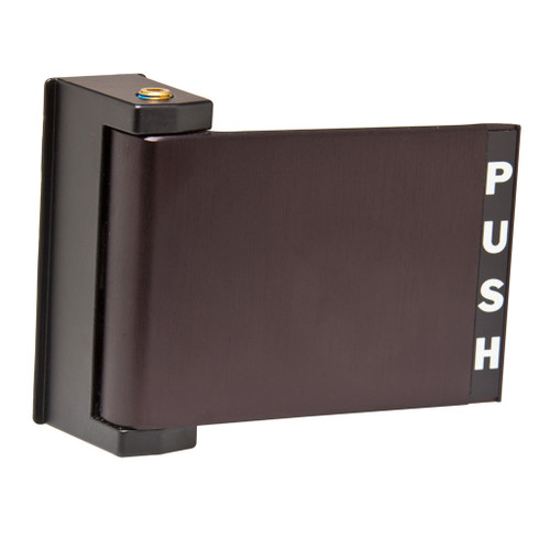 ilco ILCO Storefront Paddle 459 Series - Push To Right - Dark Bronze Door Hardware
