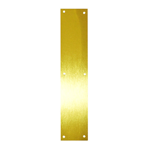DON-JO DON-JO 71 Push Plate-Brass Our Hardware Brands