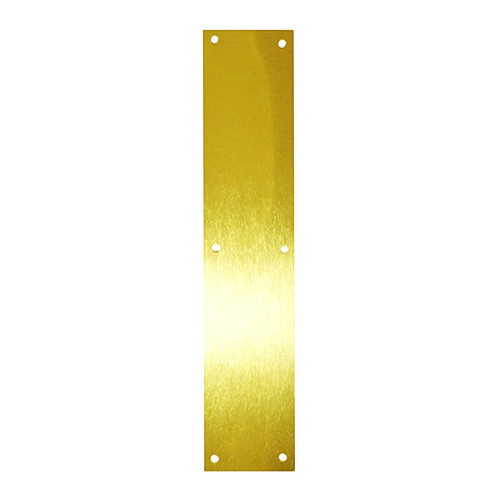DON-JO DON-JO 70 Push Plate-Brass Shop Hardware