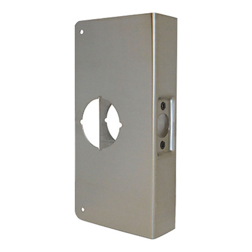DON-JO Don-Jo Wrap Around Plate 4-CW For Cylindrical Door Locks With 2 1/8 Hole - 1 3/4 Door - 630 Finish Our Hardware Brands