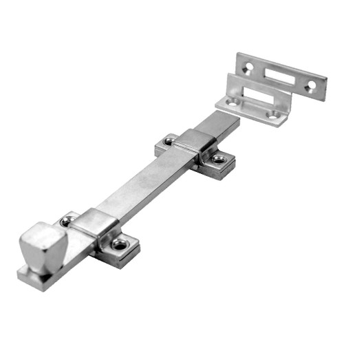 DON-JO DON-JO Surface Bolt 1580 UL Rated Satin Chrome US26D Levers