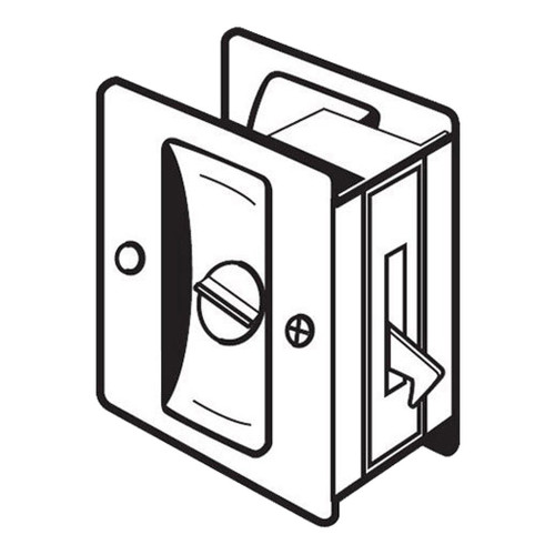 DON-JO DON-JO PDL-101 Pocket Door Lock Privacy Brass US3 DON-JO DON-JO DON-JO PDL-101 Pocket Door Lock Privacy Brass US3 DON-JO