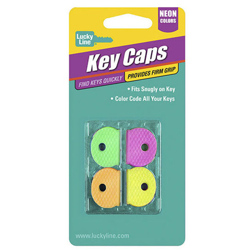 Lucky Line Lucky Line Standard Key Caps ASSORTED NEON - 4 Pcs - Carded Our Brands