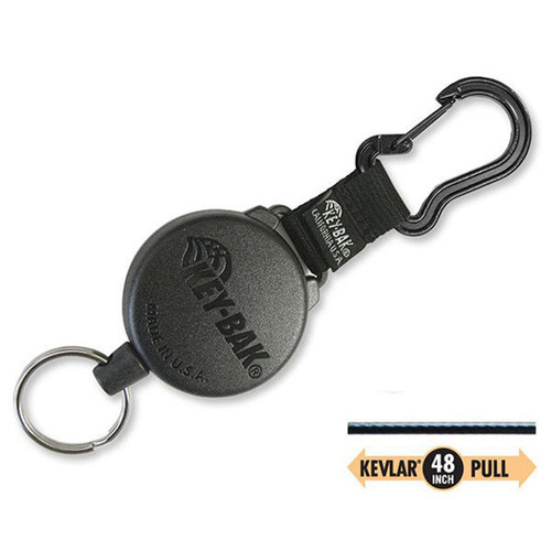 Lucky Line Lucky Line SECURIT Key Bak Nylon Band With Clip Black - 1 Pcs - Carded Keys & Accessories