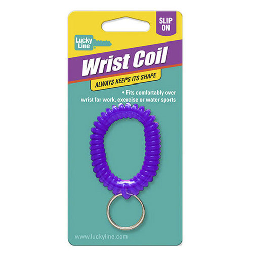 Lucky Line Lucky Line WRIST COIL With Ring Assorted - 1 Pcs - Carded Lucky Line Lucky Line Lucky Line WRIST COIL With Ring Assorted - 1 Pcs - Carded Lucky Line